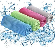 Cooling Towels - 4 Pack Cooling Towel 40"x12" , Cooling Towels for Neck and Face