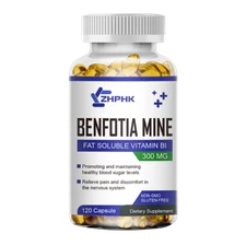 BENFOTIAMINE 300MG VEGGIE CAPSULES BLOOD SUGAR, DIGESTION, ANTIOXIDANT SUPPO