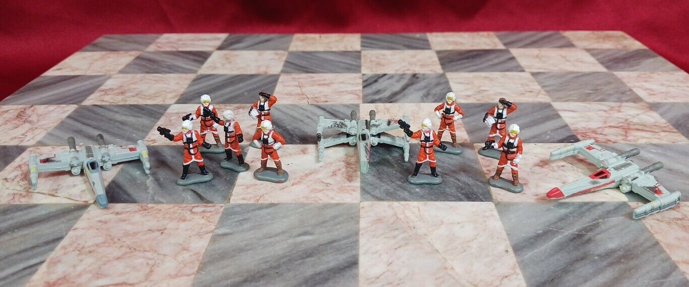 Vintage Micro Machines Star Wars X-Wing Fighter Squadron Figures