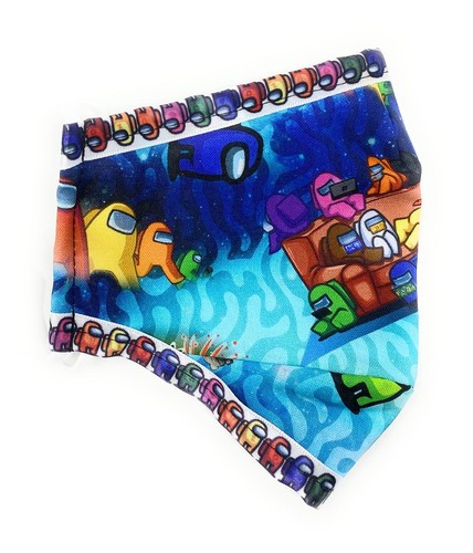 Maskara by BengC Space Crew Game Blue Ocean ADULT Face Mask Video Gaming Fun - Picture 2 of 5