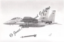 F-15E Strike Eagle "Fourth But First" Giclee & Iris Art Prints by Willie Jones