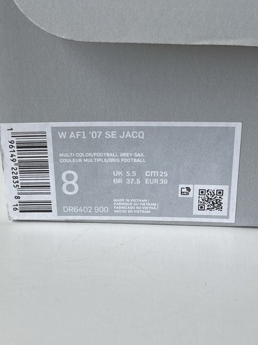 Nike air firce 1 Women 8 US 25 cm 39 US Low White Ivory Cream DR6402-900 W/box - Picture 13 of 13