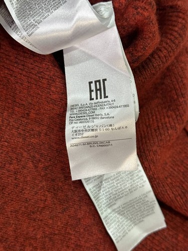 Diesel Women's Sweater Wool Alpaca Size S\M - Picture 10 of 23