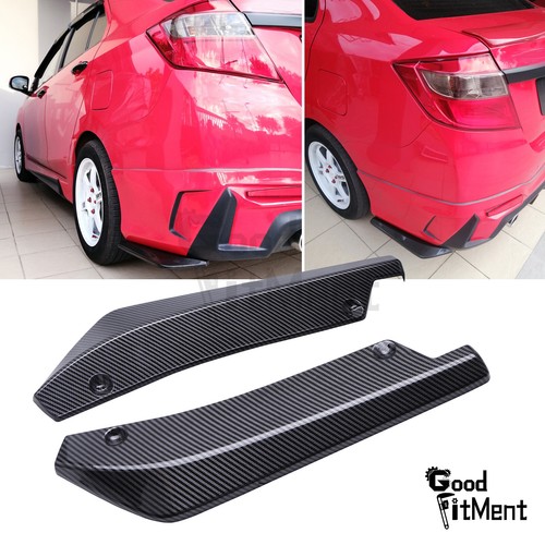 For VW Golf GTI MK5 MK6 MK7 Carbon Fiber Front&Rear Bumper Lip Splitter Spoiler - Picture 10 of 13