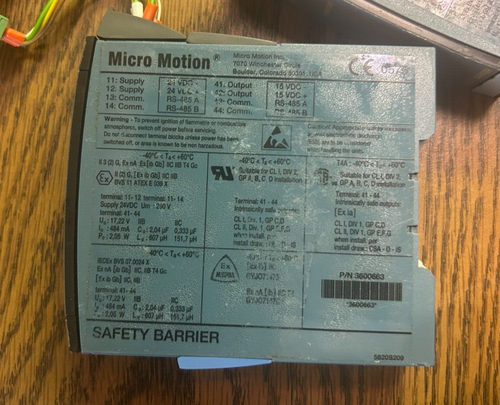 MICRO MOTION 3600663 24VDC (lot of 2) - Picture 7 of 7