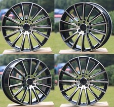 Set Of 4 19 Wheels For Mercedes C250 C300 C350 Cla250 E350 19x8.5 5x112 Rims