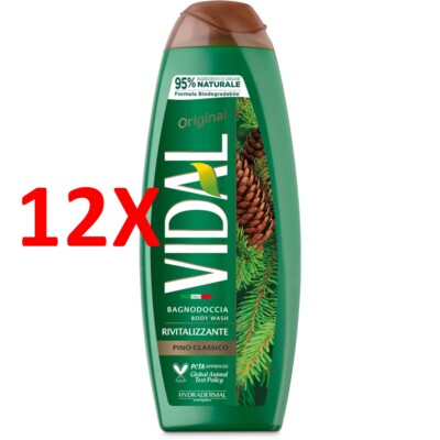 12 X Vidal Badeschaum 500 Ml Kiefer Original
