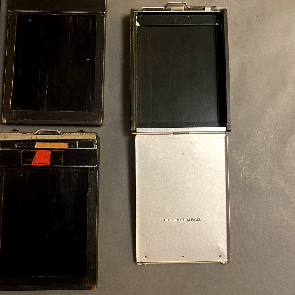 Graphlex Graphic 4x5 Film Holder & Kodak Film Pack Adapter Lot of 5 - Image 3 of 4