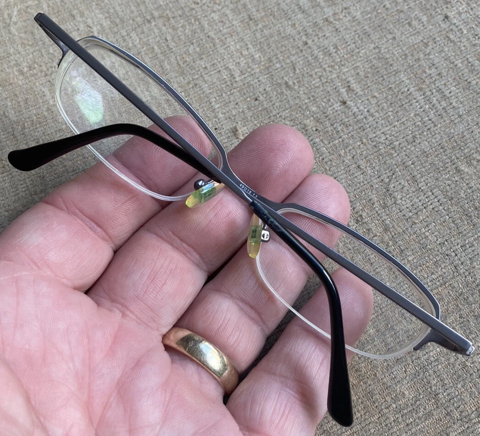 Marco medio sin montura Kate Spade Georgie 01E1 Gunmetal 49-18 130 hecho en Italia Foto 4 de 4