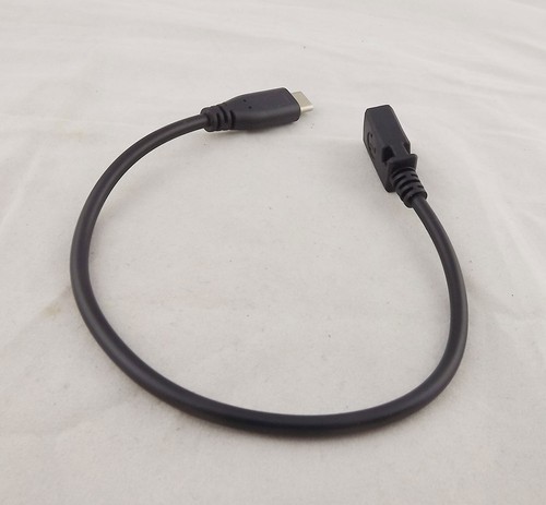 USB 3.1 Type C Male Plug to Mini USB 2.0 Female Charger Data Sync Adapter Cable - Picture 5 of 6