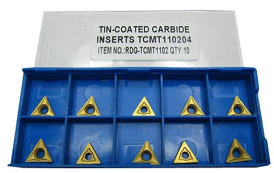 RDGTOOLS TCMT 11 CARBIDE TIPS / INSERTS / INDEXABLE LATHE TURNING TOOLS