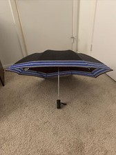 Blue Striped Umbrella