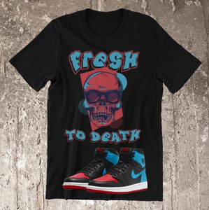 jordan 1 unc to chicago shirt