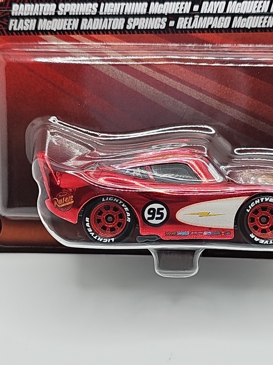 ミニカー Exclusive 95 Lightning McQueen DISNEY PIXAR CARS 2024 - LIGHTNING McQUEEN # 95 WITH RUSTEZE