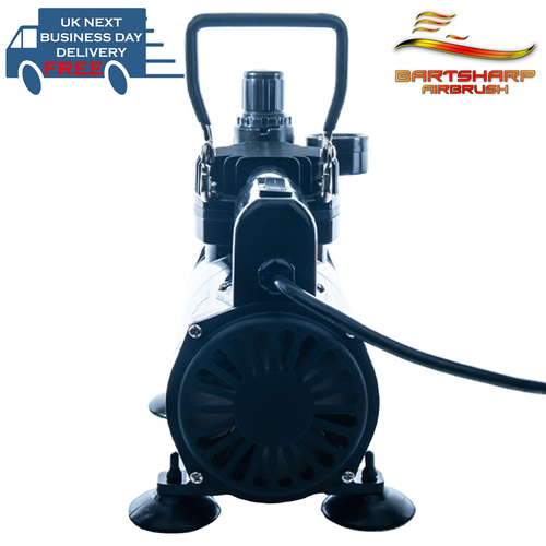 Kit aerografo compressore BARTSHARP olio ventola di raffreddamento senza pistone - Foto 3 di 7