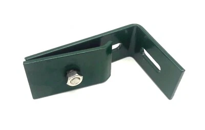 ZAUN-ANHALT Angolo di collegamento a parete recinzione doppia asta recinzione verde 5x con vite dado