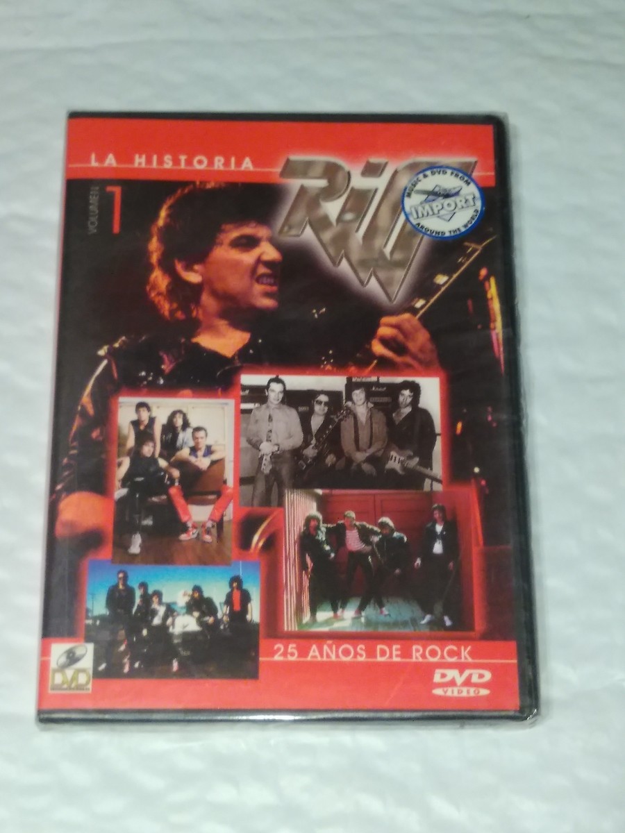 輸入DVD Riff LA HISTORIA 25 ANOS DE ROCK VOL 1  /00110 RIFF - La Historia De Riff, Vol. 1 - DVD Video 25 años de