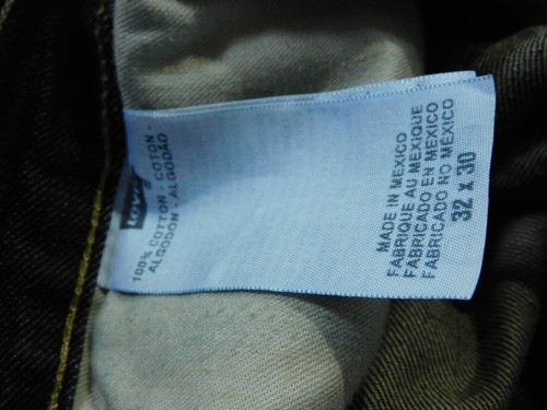 Levi's Men's 514 Straight Fit Jeans Dark Blue 32/30 - Picture 4 of 5