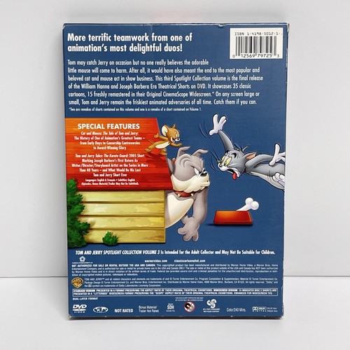 Tom and Jerry Spotlight Collection Vol. 3 DVD 2-Disc Set – Warner Bros – Tested - Picture 2 of 4