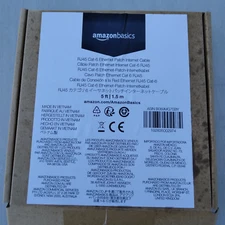  Cat-6 Gigabit Ethernet Patch RJ45 Internet Cable - 5 Foot - Amazon Basics