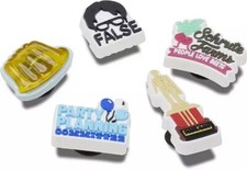 Crocs Charms Jibbitz The Office 5 Pack Dwight Dundee Award Jello Schrute Farms
