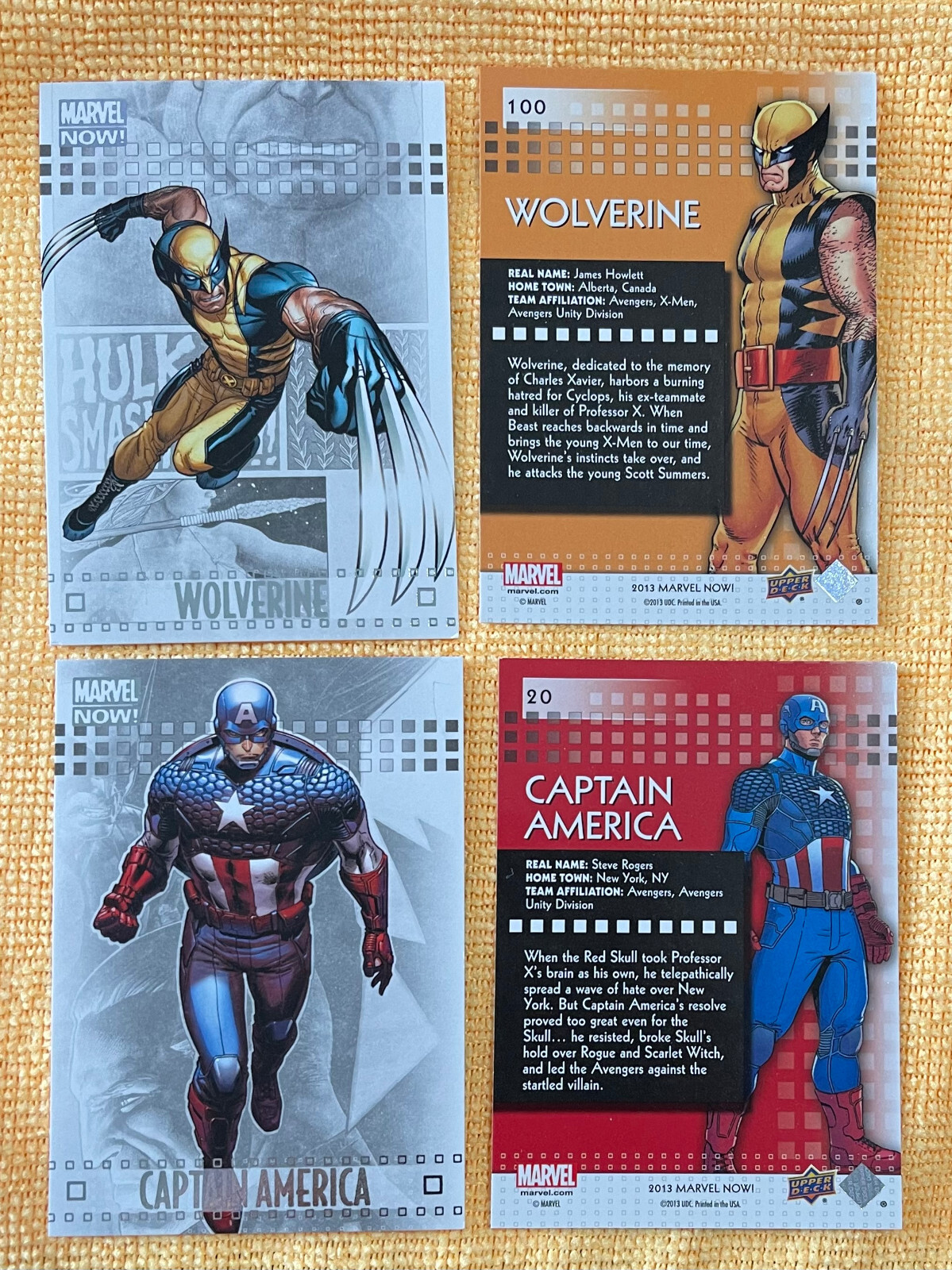 2013 Upper Deck Marvel NOW! Silver Foil Parallel Card  U PICK Complete Your Set