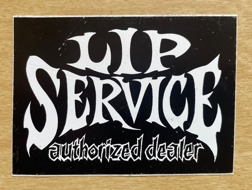 Lip Service clothing vinyl sticker set (1990s) - Picture 3 of 9