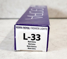 Schwarzkopf Matt Extra L-33 Igora Royal Fashion Lights 2.1 Oz Schwarzkopf Matt Extra L-33 Igora Royal Fashion Lights 2.1 Oz
