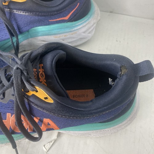 HOKA Bondi 8 Outer Space Bellwether Blue, US 7,5B, Sportschuhe - Bild 4 von 10