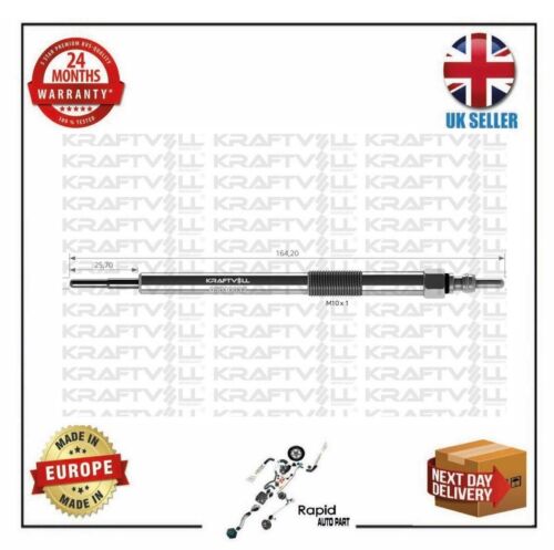 Glow Plugs 7V For Nissan Renault Vauxhall Opel 2.0 2.3 Dci 4X Diesel Heater - Picture 2 of 6