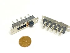 2 Pieces Slide Switch SS24N01 g5 2 pole 4 position 2p4t 10pin E24