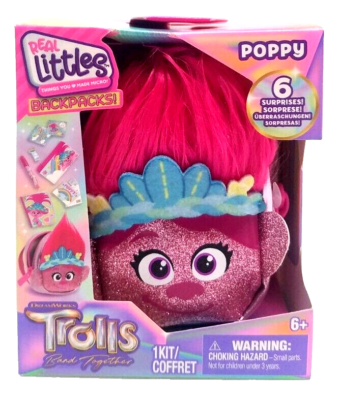REAL LITTLES TROLLS Backpack Set of 4, SIX SURPRISES IN EACH VHTF