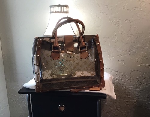 clear louis vuitton tote bag