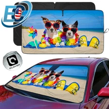 Foldable Car Windshield Sun Shade Visor Auto Front Window UV Block Shield Cover