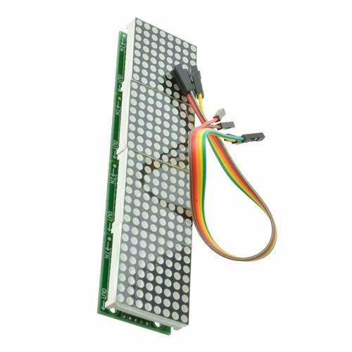 MAX7219 4 In 1 LED Display Microcontroller+5P Line Dot Matrix Module For Arduino - Picture 16 of 32