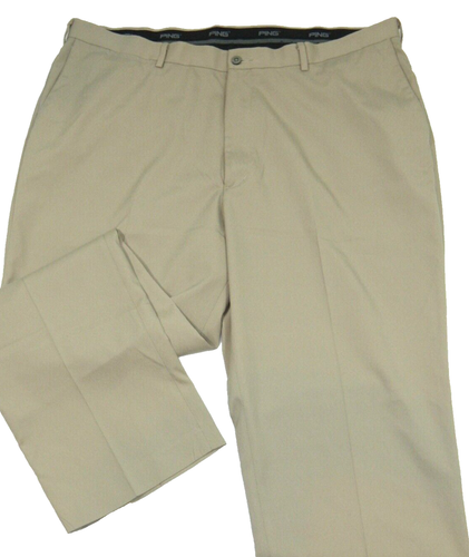 Pantalone uomo PING golf microfibra beige etichetta 42x32 misura misura 40x31 - Foto 2 di 5