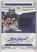 2022 Panini National Treasures Lasting Legacies /99 Steve Largent Auto HOF 06st