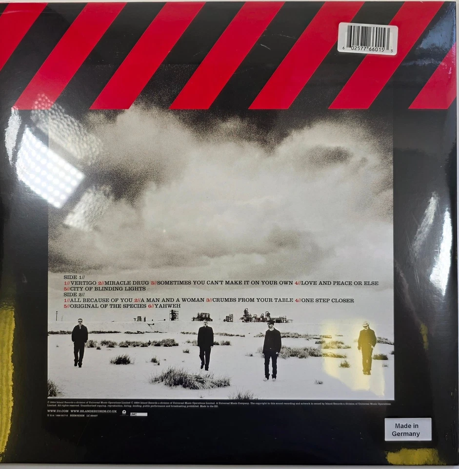 U2 How To Dismantle An Atomic Bomb Limited Edition Red Vinyl LP Album 20198 - Image 4 of 4