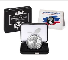 1 Oz American Silver Eagle 1776  2026 W PROOF US MINT w/OGP PRESALE 11 Available