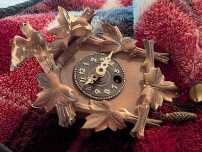 Vintage (Engstler?) Miniature Key Wind Cuckoo Clock Made In Germany