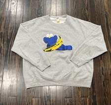 Uniqlo Kaws Warhol Sweatshirt Men’s XL Gray Cotton 