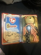 RARE Retired McDonald  s Spangle Beanie Baby Teenie Beanie 2000 Unopened/NIB
