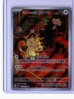 Team Rocket's Meowth 203/182 Sv10: Destined Rivals Holo