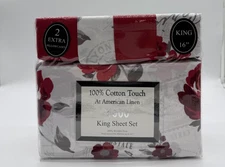 100% Cotton Touch At American Linen 6pcs king sheet set, 1900TC, 16"