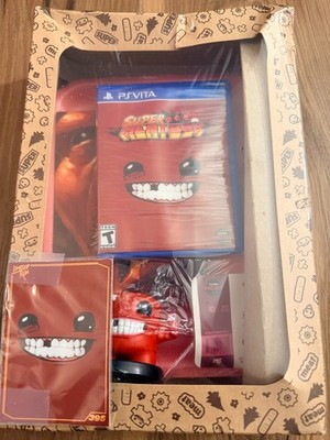 Super Meat Boy Collector's Edition Playstation Vita Limited Run + GOLD LRG Card