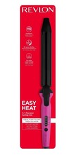Revlon Easy Heat Curling Iron 1.25" Ceramic Tourmaline 5 Temps Pink/Black