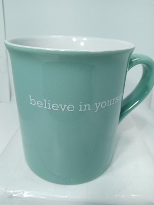 BELIEVE IN YOURSELF MUG. BELIEVE IN YOURSELF COFFEE MUG.SELF CONFIDENCE MUG.B391