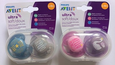 Philips Avent Baby 4 Schnuller Schnuller Nippel 6-18m Schnuller