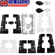Solar Panel Mounting Bracket ABS White for Caravan , Motorhome Boat No Drilling.