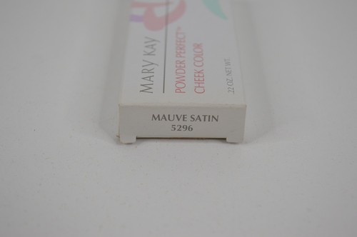 Mary Kay Mauve Satin 5296 Powder Perfect Cheek Color Blush Discontinued NIB - Picture 3 of 4